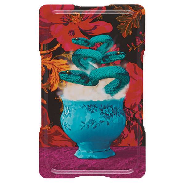 Gangzai rechteckiges Tablett, Onirik Boabol, front